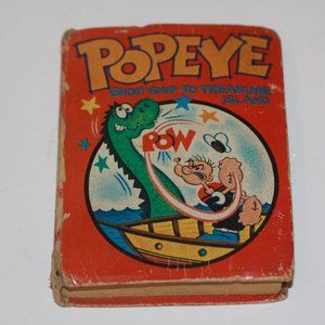 POPEYE Ghost Ship to Treasure Island Whitman Big Little Book 1967 King Features